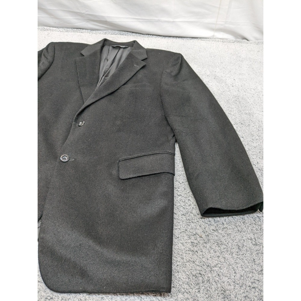 Pronto Uomo Couture 46L Black 100% Cashmere Mens Blazer Jacket Sport Coat‎ NWOT - Picture 3 of 14